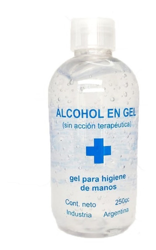Imagen 1 de 4 de Alcohol En Gel Antibacterial Neutro Higienizante Manos 250ml