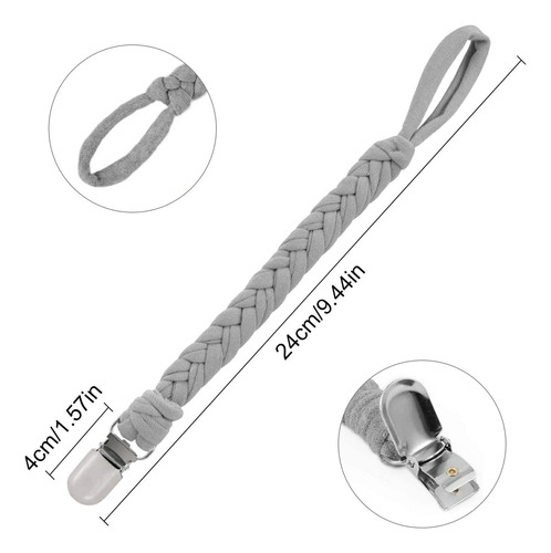 4 Pcs Clip De Chupete Para Niños Y Niñas Correas Para