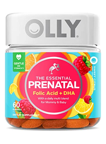 Olly The Essential Prenatal Gummy Multivitamin, 30 Zy5w3