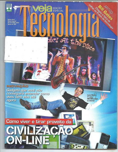 Revista Veja Tecnonogia Nº 2022 Ano 2007 - On Line - Dz (Usado)