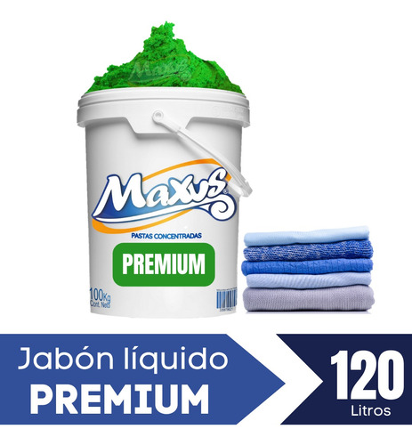 Pasta 120 Lts Jabon Ropa Calidad Premium