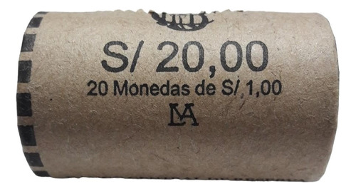 Mono Choro Cola Cono Rollo X 20 Monedas Nuevas No Circulada