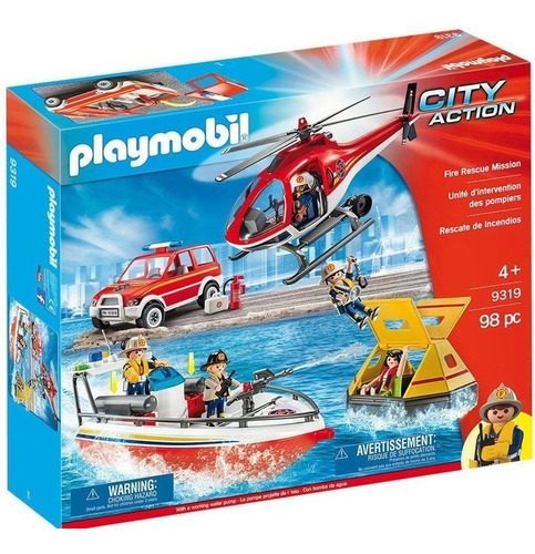 Playmobil 9319 Rescate De Incendios Orig Intek Mundo Manias