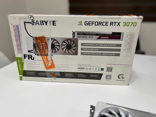 Tarjeta Video Gygabyte Vision Geforce Rtx 3070 Oc 8gb (Usado)