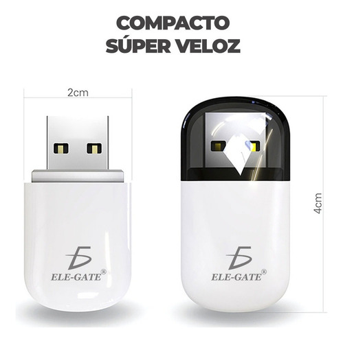 Adaptador Usb Wifi Inalámbrico 5g Y Bluetooth 2 En 1