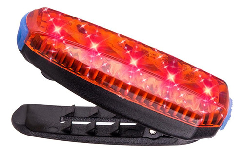 2 Lámpara Impermeable Cola Trasera Clip En Usb Lámpara