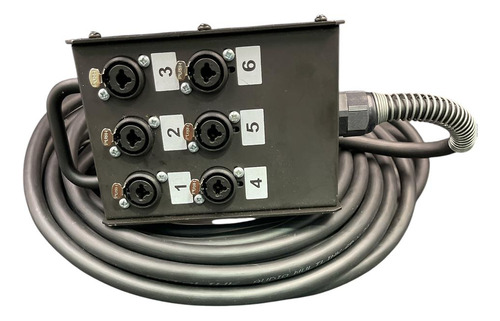 Medusa Multisom 6 Vias Com Conectores Combo - 5 Metros