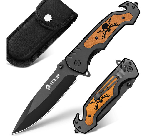 Nedfoss Knifes Navajas De Bolsillo Para Hombre, Navaja Plega