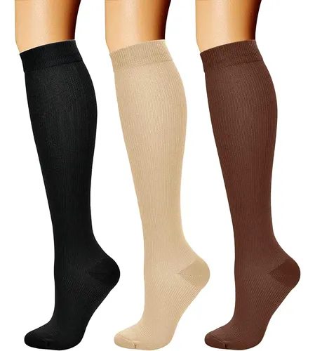 Medias Calcetines De Compresión Unisex Varices 15-20 Mm Hg