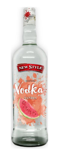 New Style Coctel Vodka Sandía 1000ml Producto Argentina
