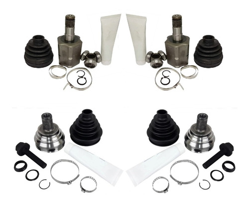 Kit 2 Tulipa + 2 Homocinética Volkswagen Jetta 2.5 2007/2011