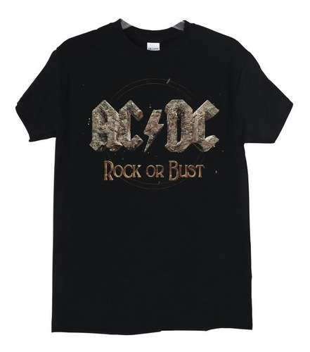 Polera Acdc Rock Or Bust Rock Abominatron