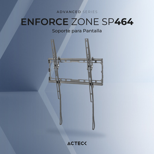Soporte Para Pantalla 37 -70 Delgado Sp464 Fijo/inclinable Color Negro