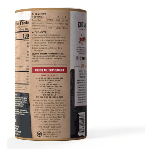 Kodiak Avena C/protein-packed Classic Rolled Oats 454 Gr