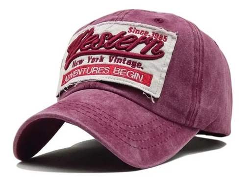 Gorra Vintage Western Gastada Trucker Regulable Jean Estampa