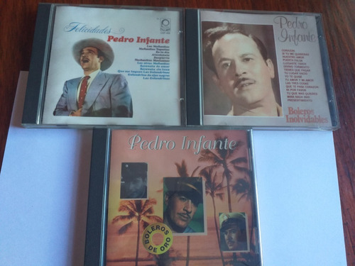 Pedro Infante -combo 3 Cds- Felicidades Boleros Inolvidables