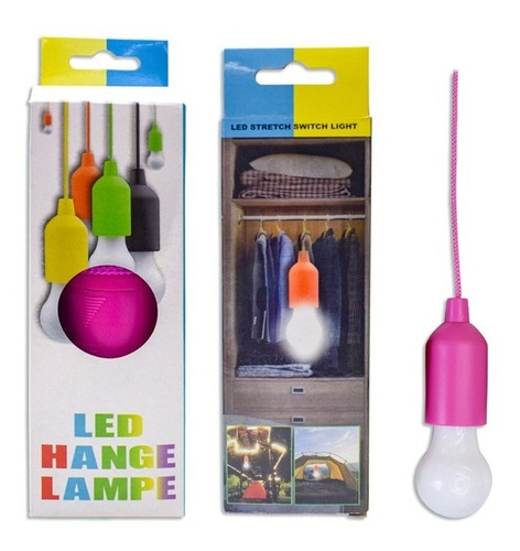 Lampara Led Colgante A Pilas Roperos-camping-auto-exterior