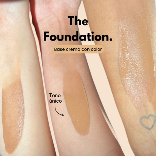 Imagen 2 de 6 de The Foundation Base Crema Natural Para Piel Normal/ Seca