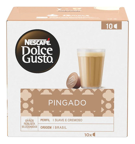 Caja De Cápsulas Dolce Gusto, Pingado X10