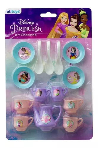 Kit Jogo de Chá Princesa Disney - Muda de Cor - Kit Jogo de Chá