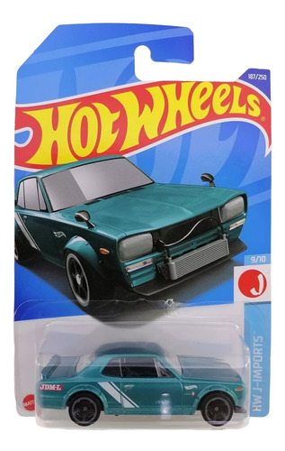 Hot Wheels Nissan Skyline Ht 2000gt X Vintage Azul 187/250