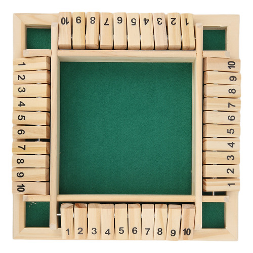 Juego De Dados De Madera, Juego De Números De Tablero Para N