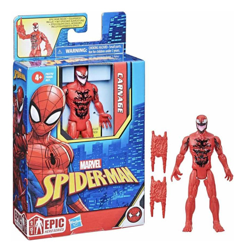 Muñeco Carnage Spiderman Marvel Epic Hero Serie 10 Cm