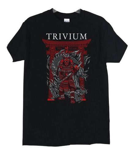 Polera Trivium Ten Years Metal Abominatron