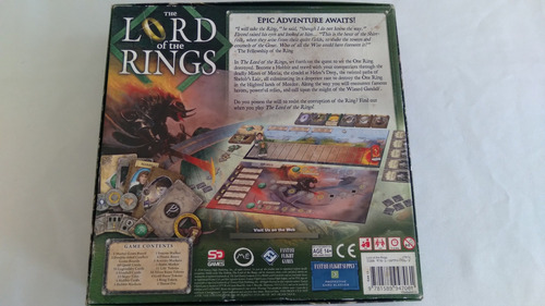 Jogo De Tabuleiro The Lord Of The Rings - Adventure Game (Usado)