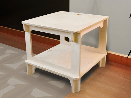 Buró Udream De Abedul De Ensambles Acabado Mate Color Beige