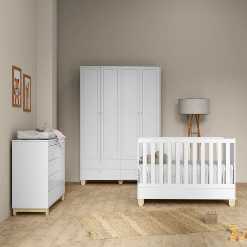 Comoda Cajones Y Puerta Dormitorio Infantil Bebe - Lcm