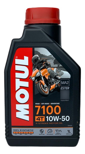 Aceite De Moto 10w 50 Full Sintetico Motul 4t 1l (original)