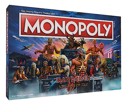 Juego De Mesa Usaopoly Monopoly Iron Maiden +8 Años