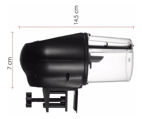 Imagem 5 de 5 de Alimentador Automático Digital Warmtone, Para Aquário, Peixe