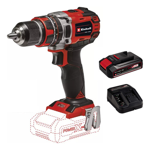 Taladro Percutor 18v Tp-cd 18/50 Li-i Bl-solo Bat+ Carg