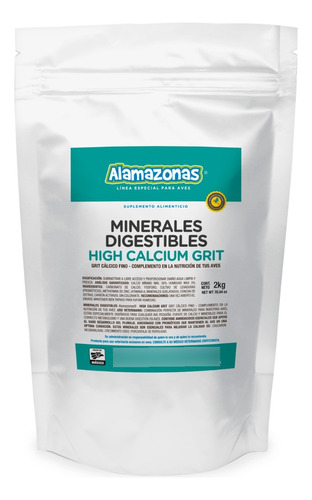 Minerales Digestibles Grit Calcio Loros Ninfa 2kg