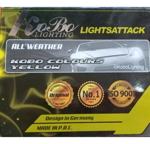 Lámpara Amarilla H16 Psx24w Kobo Rompe Niebla