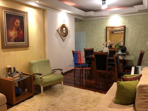 Imagem 4 de 14 de Apartamento Com 3 Dormitórios À Venda, 95 M² Por R$ 530.000 - Edifício Mestriner - Cariobinha - Americana/sp - Ap1098