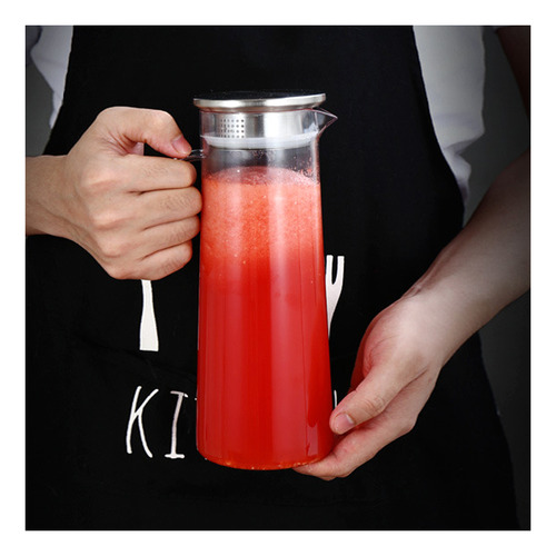 Jarra De Agua Fría Transparente De La Botella De Jugo 1.2 L