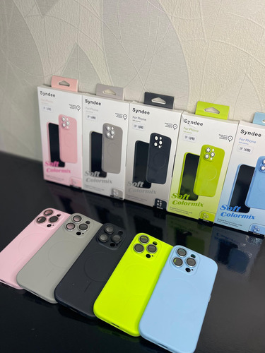 Colores Varios Tpu Con Tecnologia Magsafe, Incluye Mica 9d Gris Ip12 Pro