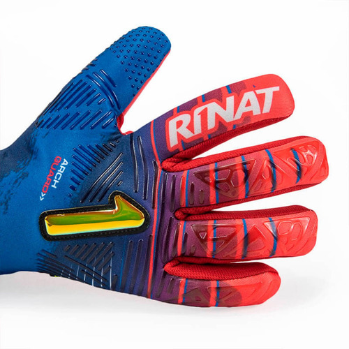 Imagen 3 de 5 de Guante De Portero Rinat Arch Guard Cf Alpha Niño Rojo Azul