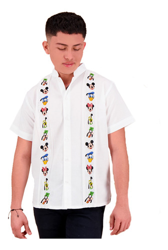 Camisa Bordada Disney Mickey Adolescente. Mc. Mayakim