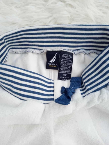Conjunto Marca Nautica Para Niño Talla 4t, 100% Original! Azul 4t (4 Años) (Usado)