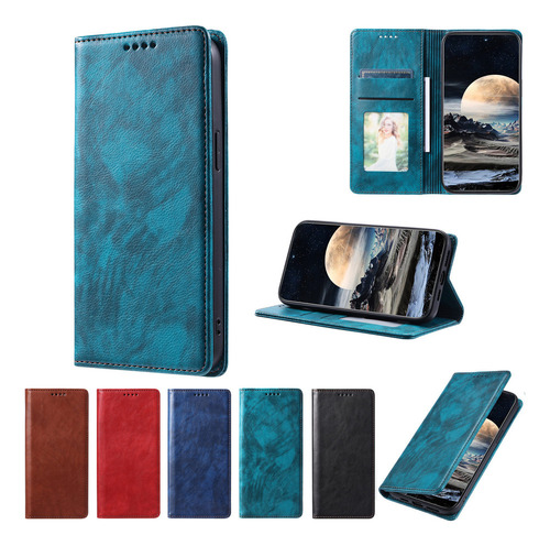 Funda Tipo Cartera For Teléfono Oppo A57 A56 A55 A54 A53