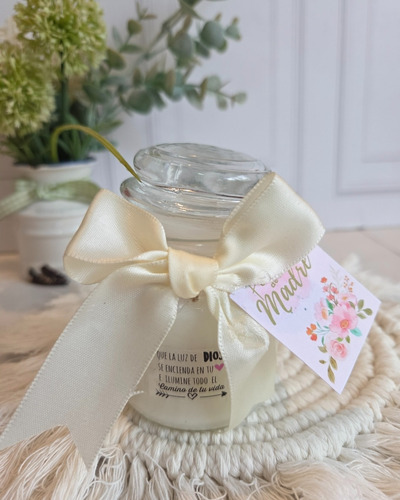 Dia De Las Madres Velas Detalles, Personalizadas 12pzs