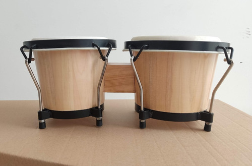 Bongo Parche De Cuero 6 Y 7 Pulgadas