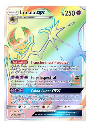 Carta pokemon: Lunala GX Gold rara segreta - Vinted