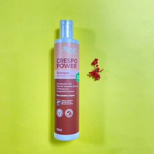 Shampoo Crespo Power Hidratação Intensa 300ml - Apse