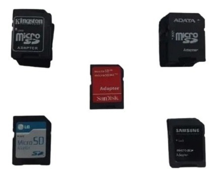 Kit Adaptador  Memoria Sd  Micro 5 Und