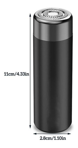 Barbeador Elétrico Portátil Profissional Masculino Mini 3pza
